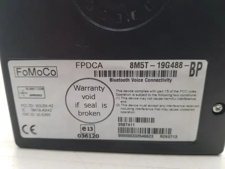 Ford Focus (2011 - 2015) 8M5T19G488BP Bluetooth модуль — фото 3