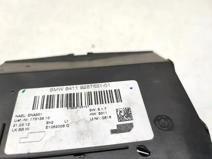 BMW 3 F30 F35 F31 (2012 - 2018) 9287531 Модуль управления кондиционером — фото 2