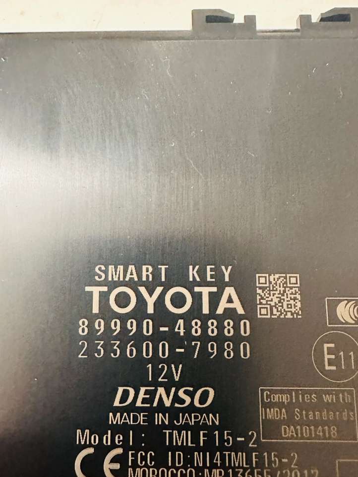 8999048880 Lexus RX 450H Beraktės sistemos KESSY (keyless) valdymo blokas/ modulis