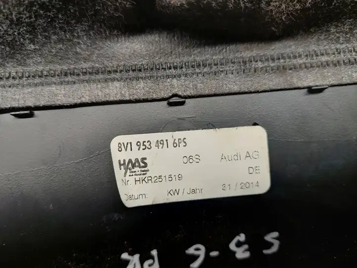 Audi A3/S3 8V (2012 - 2016) 8V1953491 Обшивка рулевой колонки — фото 3