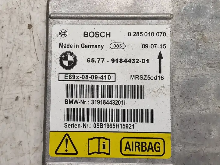 BMW 3 E90 E91 (2005 - 2012) 6577918443201 Блок управления SRS — фото 3