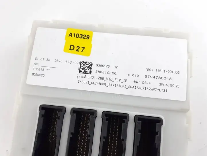 BMW 3 F30 F35 F31 (2012 - 2018) 9395176 Модуль комфорта — фото 2