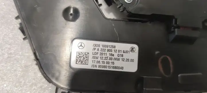 Mercedes-Benz S W222 (2013 - ) A2229051201 Включатель обогрева — фото 2