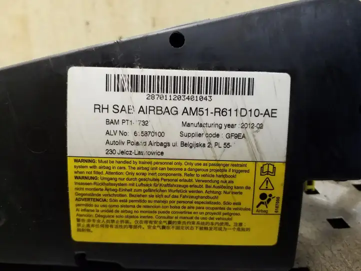 Ford Focus (2011 - 2015) AM51R611D10AE Подушка безопасности сиденья — фото 4