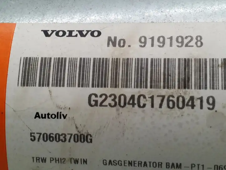 Volvo V70 (2000 - 2004) 9191928 Подушка безопасности пассажира — фото 2