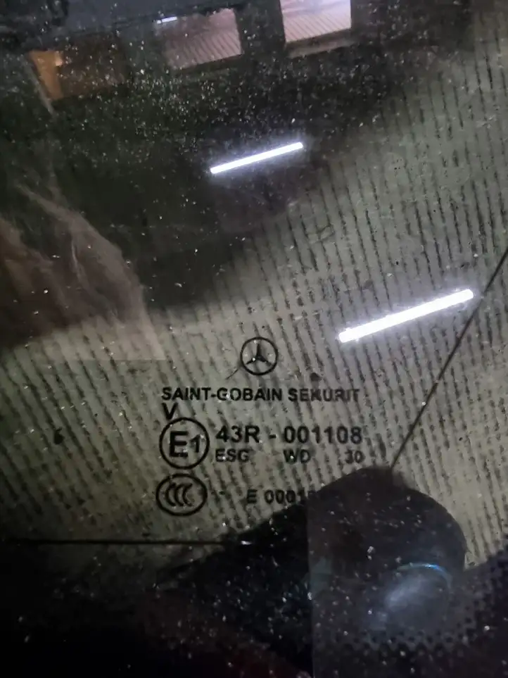 Mercedes-Benz E W212 (2009 - 2016) 43R001108 Заднее боковое стекло — фото 3