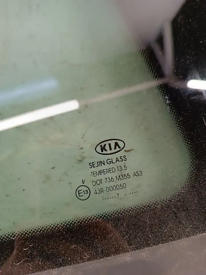 Kia Ceed (2006 - 2010) 43R000050 Заднее боковое стекло — фото 4