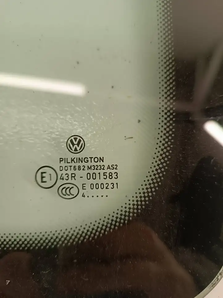 Volkswagen Caddy (2010 - 2015) 43R001583 Заднее боковое стекло — фото 3