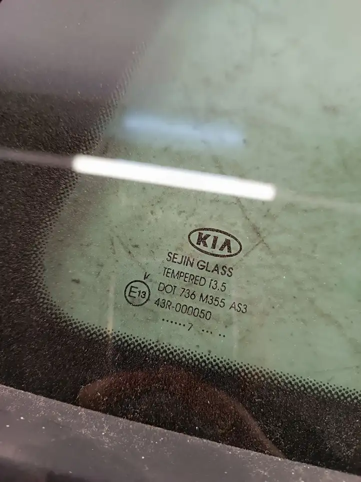 Kia Ceed (2006 - 2010) 43R000050 Заднее боковое стекло — фото 4