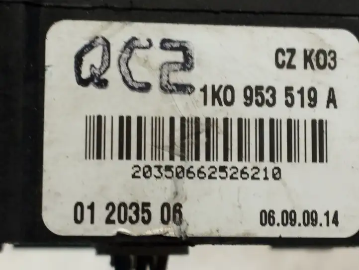 Skoda Octavia Mk2 (1Z) (2004 - 2013) 1K0953519A Переключатель стеклоочистителей — фото 2
