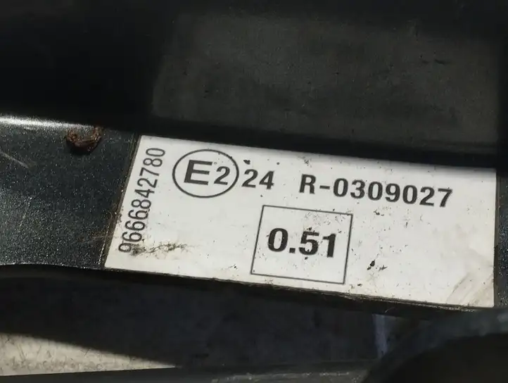 Peugeot 3008 I (2008 - 2015)  9666842780 Петля (петли) капота