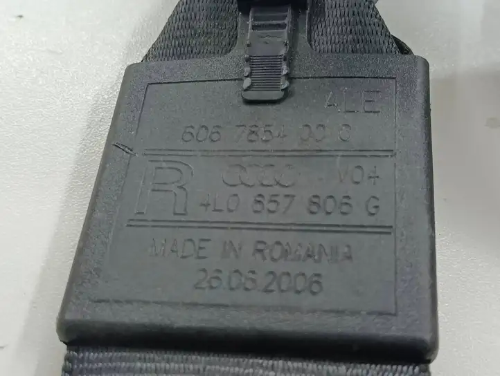 Audi Q7 4L (2005 - 2009) 4L0657806G Задний ремень безопасности — фото 3