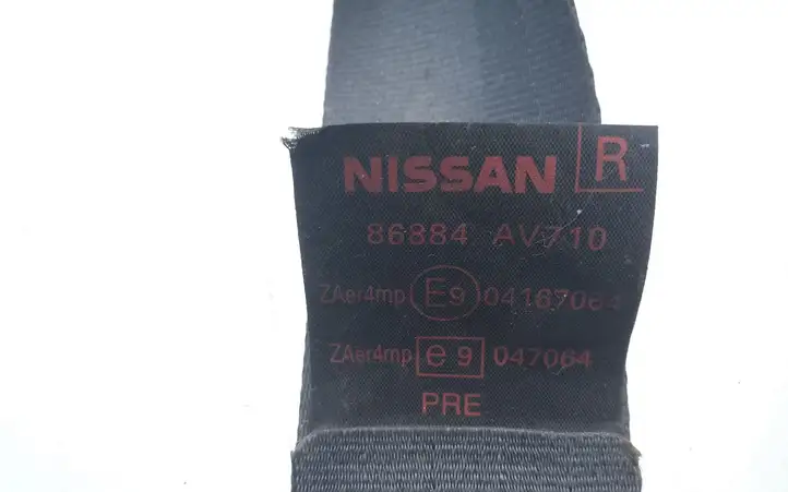 Nissan Primera (2001 - 2008) 86884AV710 Передний ремень безопасности — фото 4