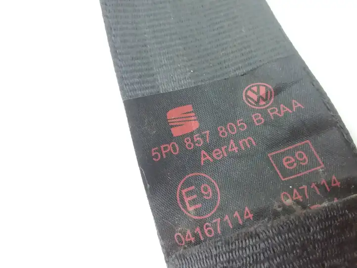 Seat Altea (2004 - 2009) 5P0857805B Задний ремень безопасности — фото 3