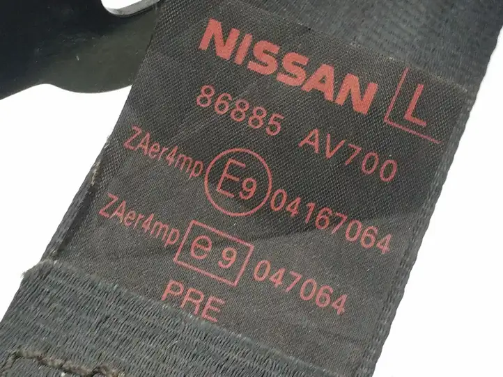 Nissan Primera (2001 - 2008) 86885AV700 Передний ремень безопасности — фото 9