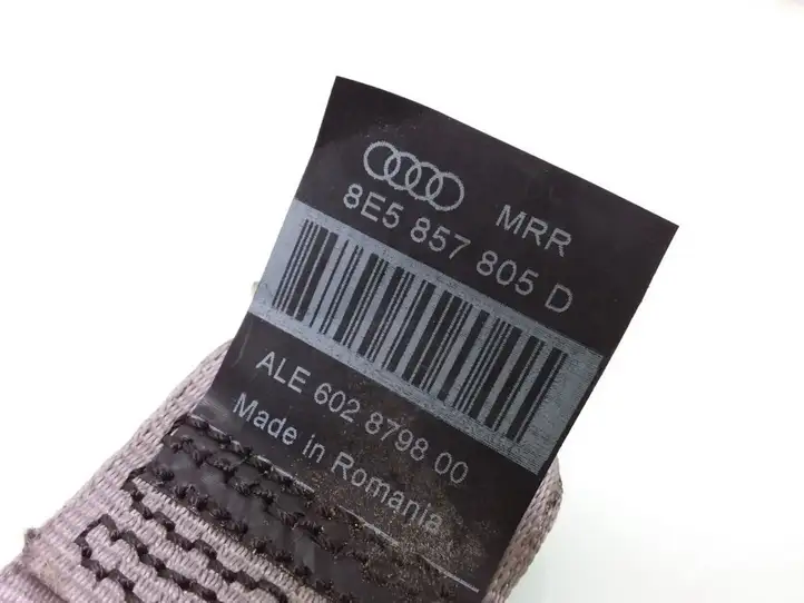 Audi A4 S4 B7 8E 8H (2004 - 2009) 8E5857805D Задний ремень безопасности — фото 3