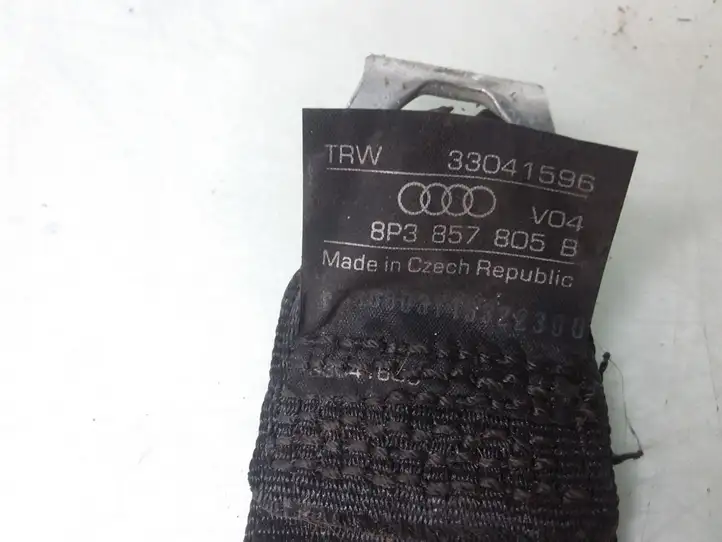 Audi A3/S3 8L (2000 - 2003) 8P3857805B Задний ремень безопасности — фото 2