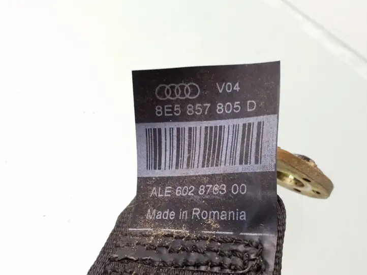 Audi A4 S4 B7 8E 8H (2004 - 2009) 8E5857805D Задний ремень безопасности — фото 2