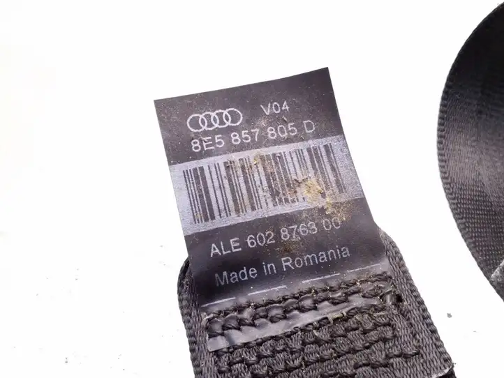 Audi A4 S4 B7 8E 8H (2004 - 2009) 8E5857805D Задний ремень безопасности — фото 2