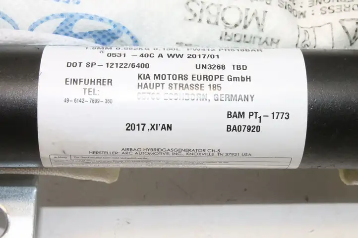 Kia Soul (2016 - 2019) B07508B000 Боковая подушка безопасности шторка — фото 6