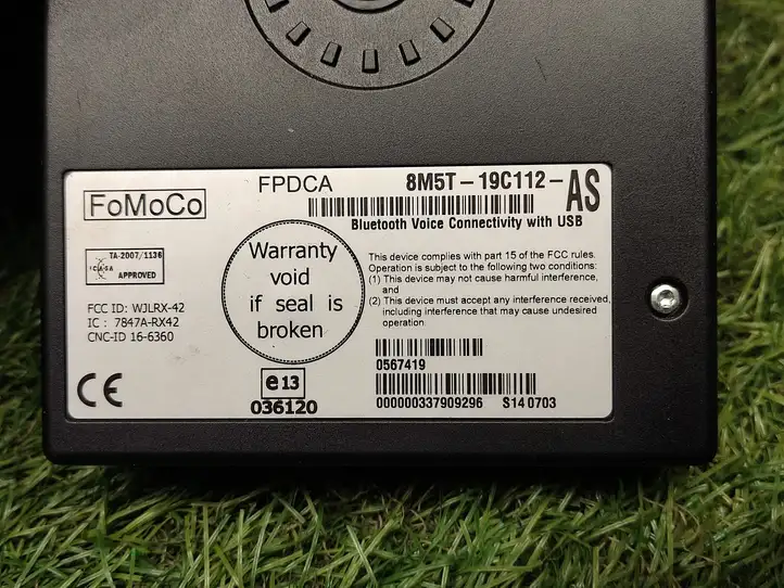 Ford C-MAX II (2010 - 2015) 8M5T19C112AS Bluetooth модуль — фото 3