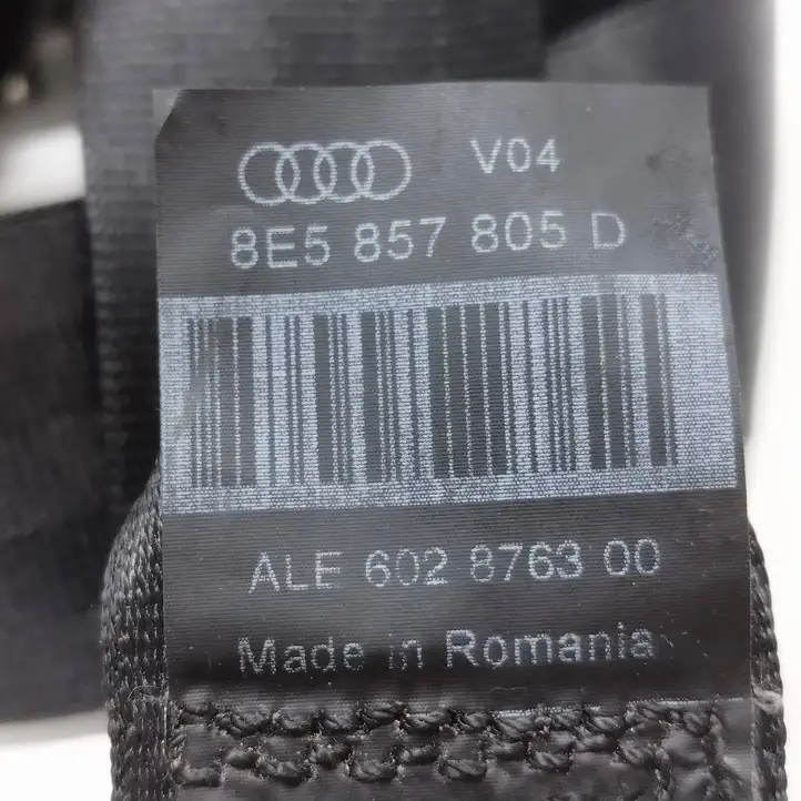 Audi A4 S4 B7 8E 8H (2004 - 2009) 602879000 Задний ремень безопасности — фото 6