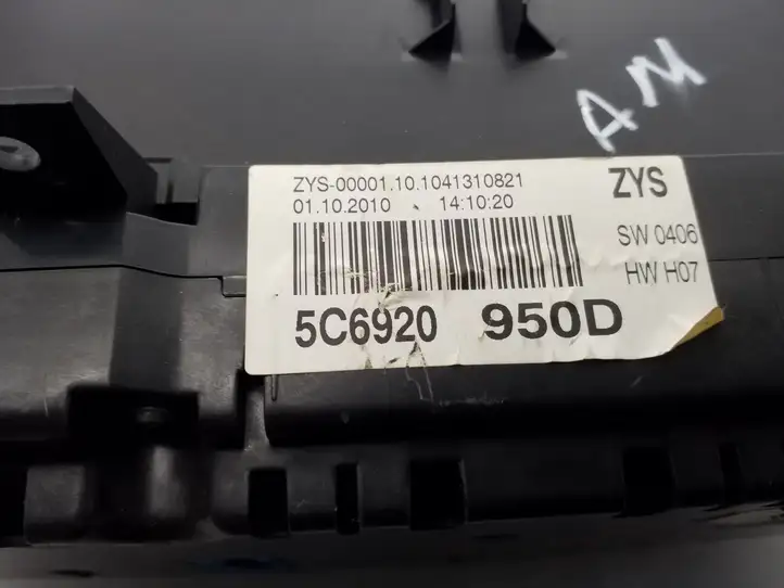 Volkswagen Jetta VI (2011 - 2018)  5C6920950D Спидометр (приборный щиток)