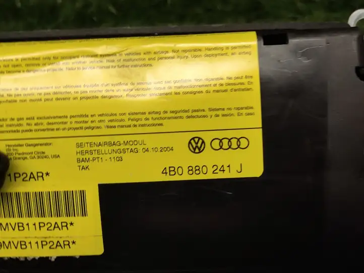 Audi A6 S6 C5 4B (2001 - 2004) 4B0880241J Подушка безопасности сиденья — фото 2