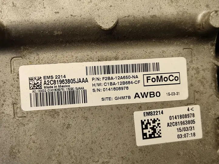 Ford Fiesta (2013 - 2017) F2BA12A650NA Блок управления двигателем (ECU) — фото 2
