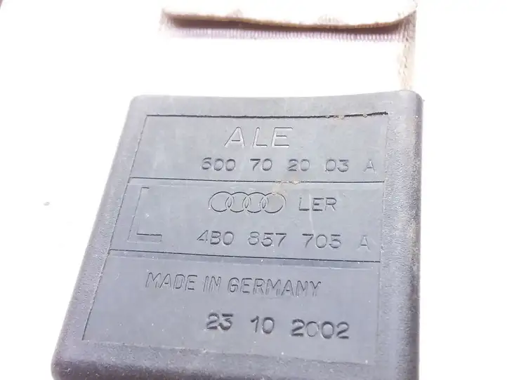 Audi A6 S6 C5 4B (2001 - 2004) 4B0857705A Передний ремень безопасности — фото 4
