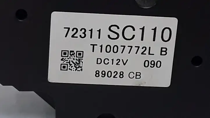 Subaru Impreza III (2008 - 2012) 72311SC110 Блок управления климат-контролем — фото 2
