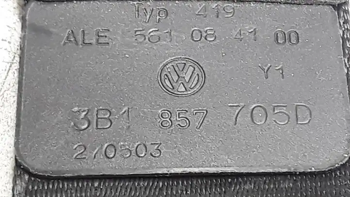 Volkswagen PASSAT B5.5 (2001 - 2005) 3B1857705D Передний ремень безопасности — фото 3