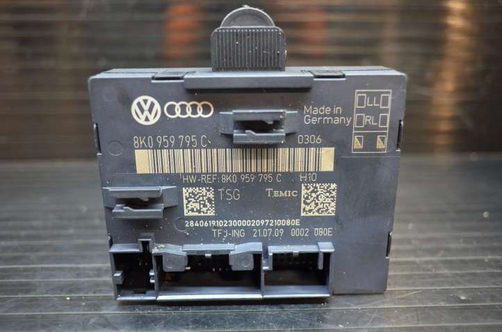 8K0959795 Audi A4 S4 B8 8K Durų elektronikos valdymo blokas