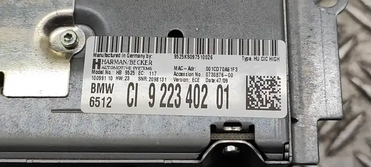 BMW 5 GT F07 (2010 - 2017) 9223402 Магнитола / мультимедийная система — фото 3
