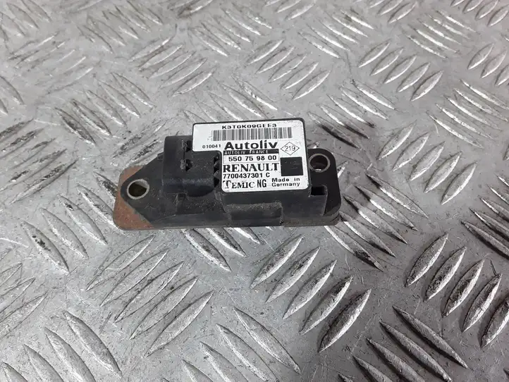 Renault Scenic I (1996 - 2003) 550759800 Датчик удара SRS — фото 3