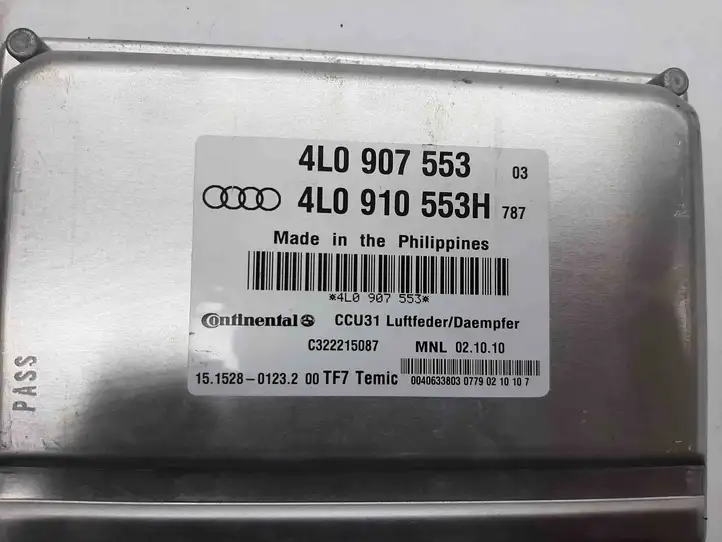 Audi Q7 4L (2009 - 2015) 4L0910553H Блок управления пневмоподвеской — фото 2