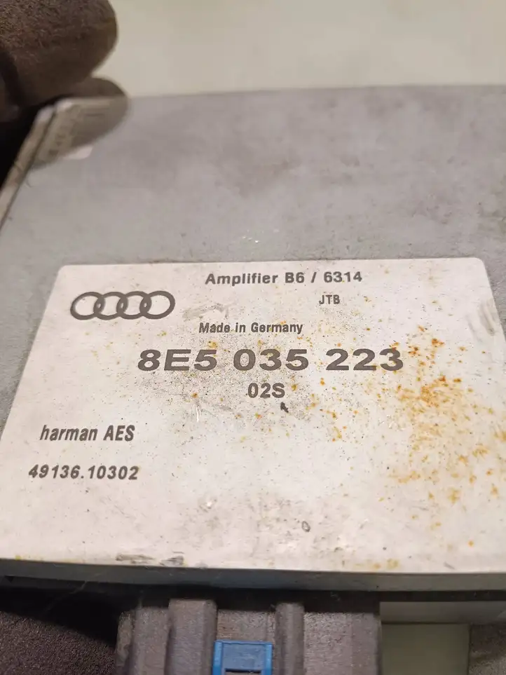 Audi A4 S4 B6 8E 8H (2000 - 2006) 8E5035223 Усилитель звука — фото 4