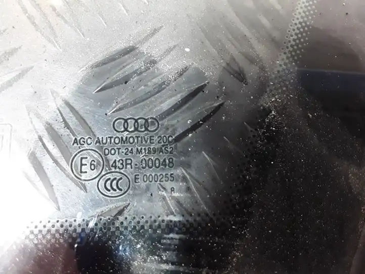 Audi A4 S4 B8 8K (2007 - 2011) DOT24M189AS2 Заднее боковое стекло — фото 2