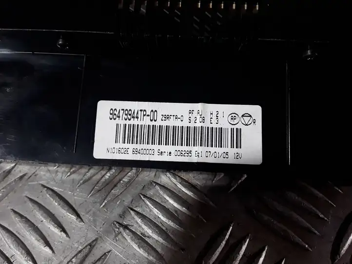 Peugeot 607 (2004 - 2010)  96479944TP00 Блок управления кондиционера воздуха / климата/ печки (в салоне)