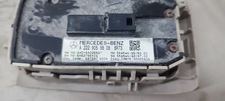 Mercedes-Benz S W222 (2013 - ) A2229059808 Блок кнопок стеклоподъемников — фото 3
