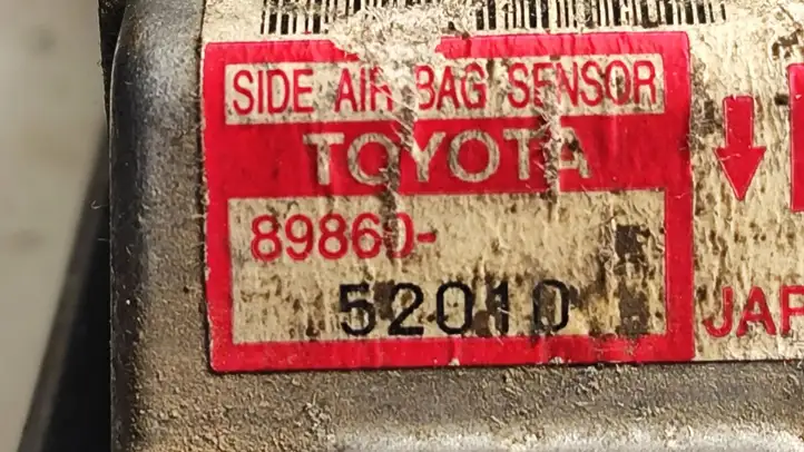 Toyota Yaris Verso (1999 - 2005) 8986052010 Датчик удара SRS — фото 2
