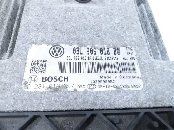 Volkswagen Golf VI (2009 - 2013) 03L906018 Блок управления двигателем (ECU) — фото 3