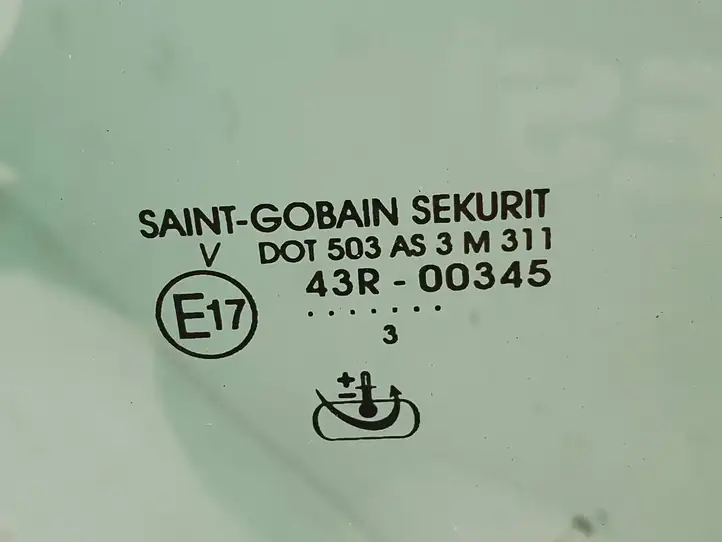Skoda Yeti (5L) (2009 - 2012) Стекло задней двери — фото 2
