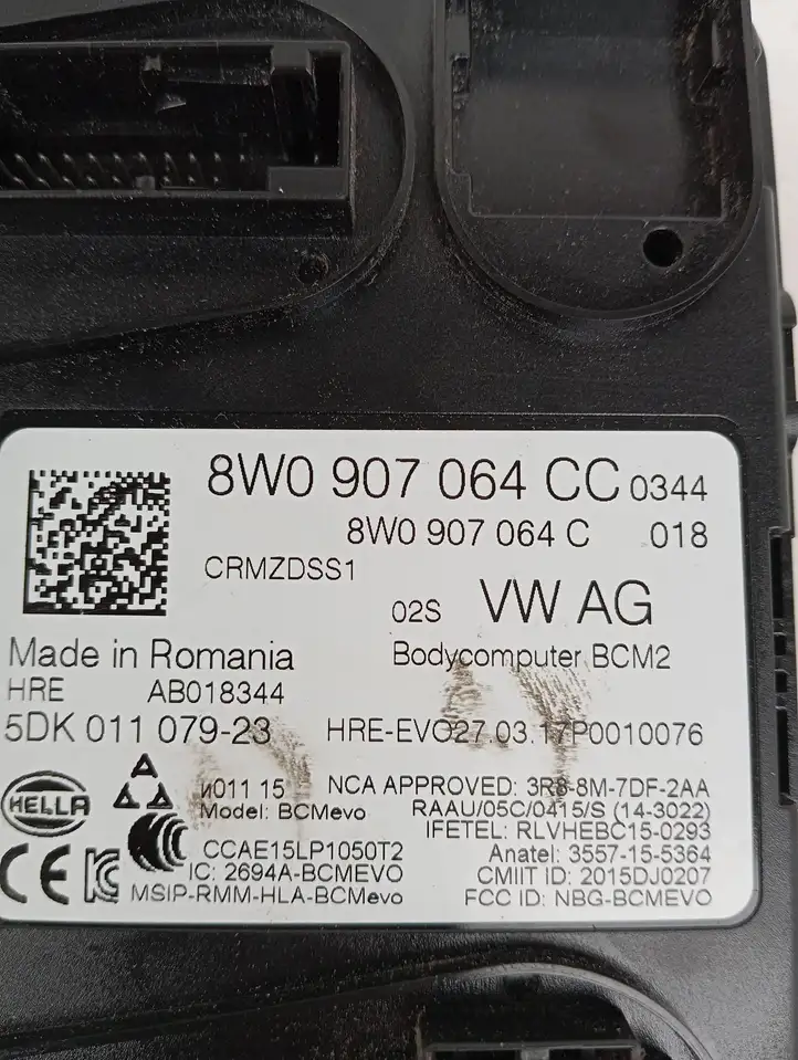 Audi A4 S4 B9 (2015 - 2019) 8W0907064C Модуль комфорта — фото 5