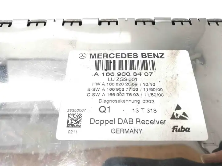 Mercedes-Benz E W212 (2009 - 2016) A1669003407 Блок Hi-Fi аудиосистемы — фото 3