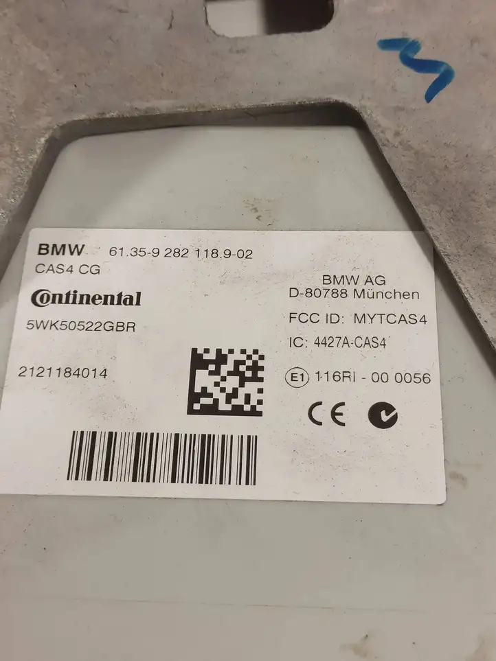 BMW 5 F10 F11 (2009 - 2016) 5WK50522GBR Блок бесключевого доступа — фото 2