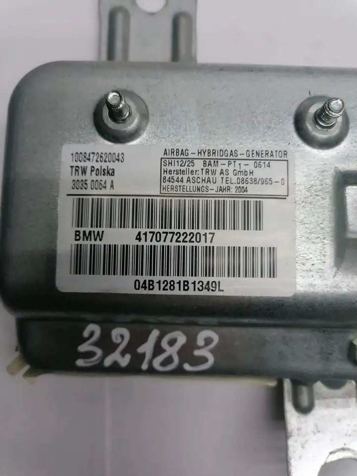 BMW 7 E65 E66 (2001 - 2008) 30350064A Подушка безопасности задней двери — фото 4