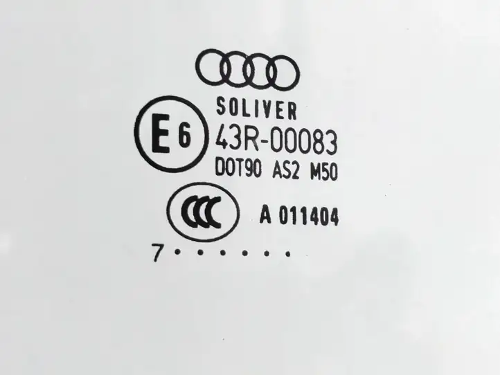 Audi A6 Allroad C6 (2006 - 2008) 43r00083 Заднее боковое стекло — фото 2