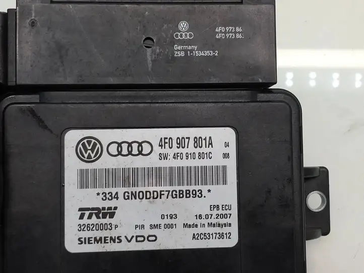 Audi A6 Allroad C6 (2006 - 2008) 4F0907801A Блок управления тормозной системой — фото 5