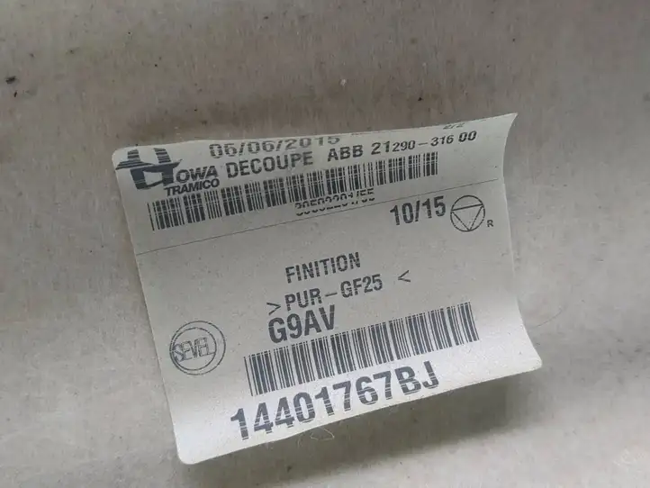 Toyota Proace (2013 - 2016) 14401767BJ Потолочная обшивка — фото 4